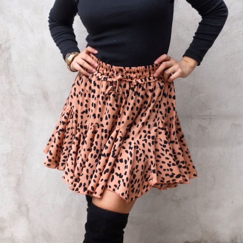 Cheetah skirt